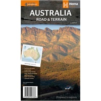 Hema Maps - Australia Road & Terrain Map